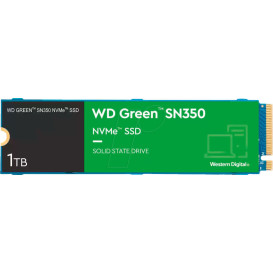 Dysk SSD 1 TB WD Green SN350 WDS100T3G0C - 2280/PCI Express x4/NVMe/3200-2500 MBps