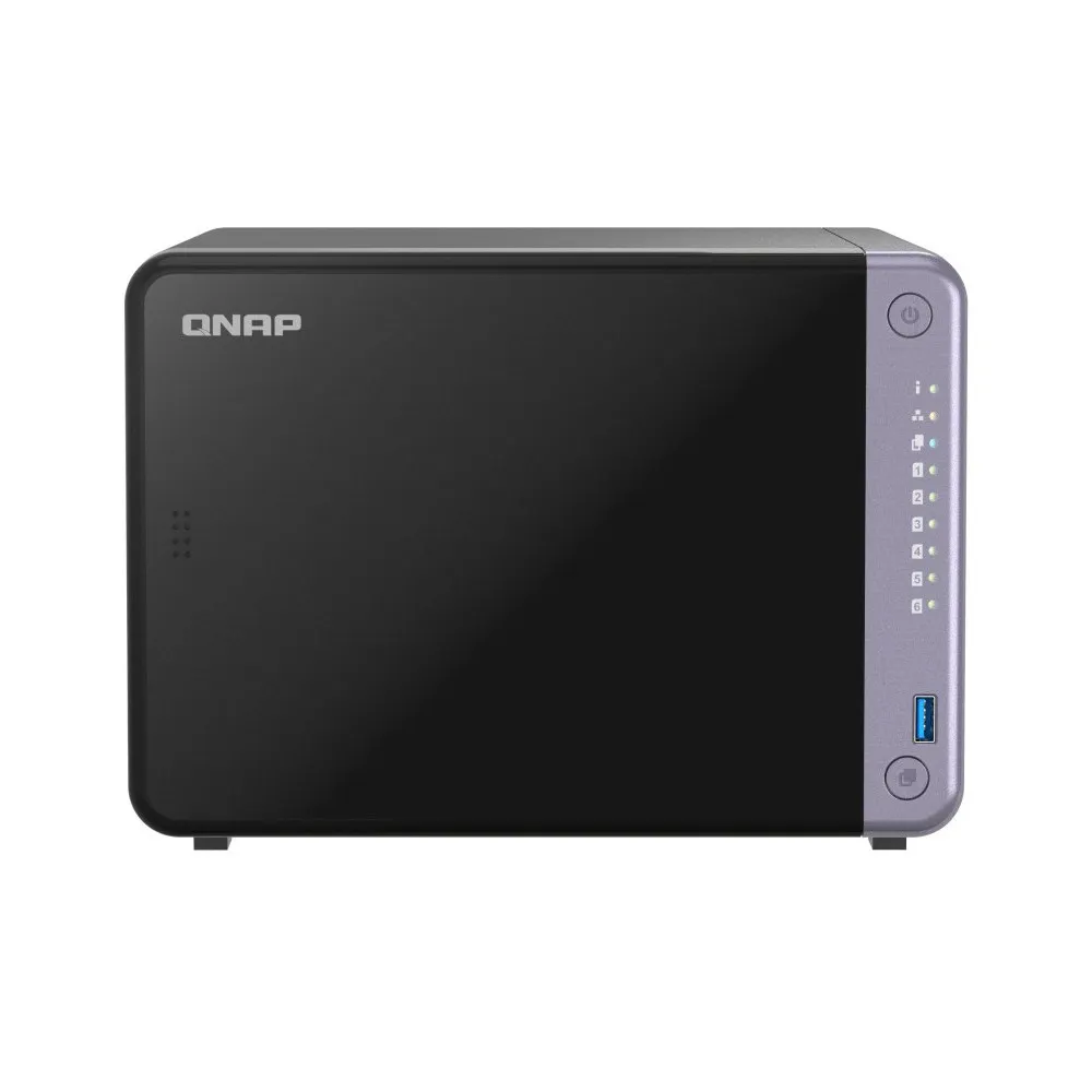 Serwer NAS QNAP Tower TS-632X-YB, Tower, AnnapurnaLabs Alpine AL524 Quad-core 2.0GHz, 8GB RAM, 10TB, 6 wnęk, hot-swap | Sklep IT