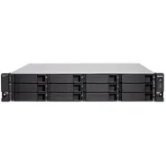 Serwer NAS QNAP Rack TS-H1283XU-RP-E2136-1Q, Rack (1U), Intel Xeon E-2136, 32GB RAM, 64TB, 12 wnęk, hot-swap, 3 lata Carry-in | 