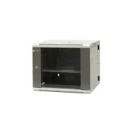 Szafa rack 19" 9U Emiter EM/AH6509, 600 x 550 x 500mm, drzwi blacha|szkło, dwusekcyjna | Sklep ITnes.pl, IT for BUSINESS
