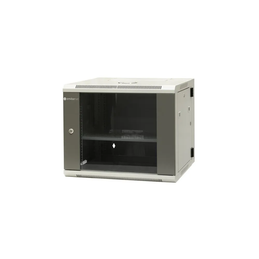 Szafa rack 19" 9U Emiter EM/AH6509, 600 x 550 x 500mm, drzwi blacha|szkło, dwusekcyjna | Sklep ITnes.pl, IT for BUSINESS Szafa rack 19" 9U Emiter EM/AH6509, 600 x 550 x 500mm, drzwi blacha|szkło, dwusekcyjna | Sklep ITnes.pl, IT for BUSINESS