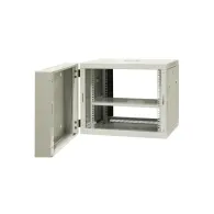 Szafa rack 19" 9U Emiter EM/AH6509, 600 x 550 x 500mm, drzwi blacha|szkło, dwusekcyjna | Sklep ITnes.pl, IT for BUSINESS