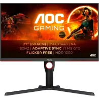 Monitor AOC Q27G3XMN/BK, 27", 2560x1440 (QHD), 180Hz, VA, HDR, 5 ms, pivot, Czarny | Sklep ITnes.pl, IT for BUSINESS
