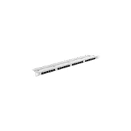 Lanberg PATCH PANEL 24 PORT 0.5U KAT.6 SZARY - PPU6-0024-S | Sklep ITnes.pl - IT for BUSINESS