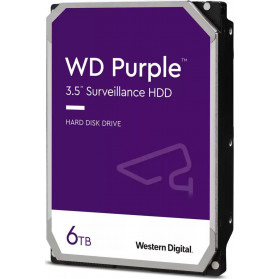 Dysk HDD 6 TB SATA 3,5" WD Purple WD63PURZ - 3,5", SATA III, 256 MB, 5640 rpm - zdjęcie 1