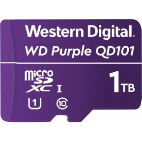 Karta pamięci WD Purple SC QD101 Ultra Endurance 1TB MicroSDXC UHS-1, U1 WDD100T1P0C - zdjęcie poglądowe 1