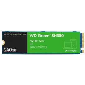 Dysk SSD 480 GB WD Green SN350 WDS480G2G0C - 2280/PCI Express/NVMe/2400-1650 MBps