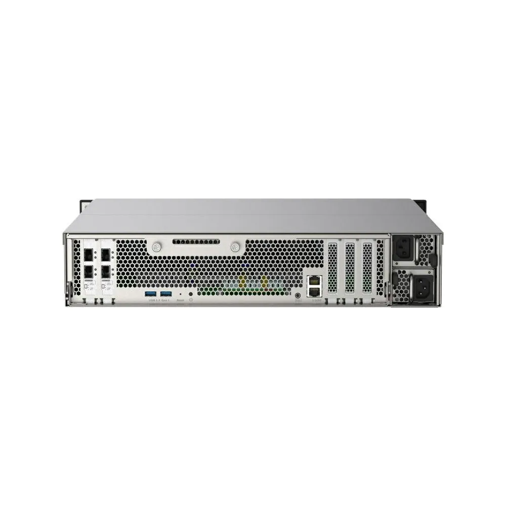Zdjęcie produktu Serwer NAS QNAP Rack TS-H2490FU-7302P-128G - Rack (2U)/AMD EPYC 7302P/128 GB RAM/24 wnęk/hot-swap