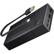 Powerbank Green Cell PowerPlay20 PBGC03 - 20000 mAh/2 x USB-A/2 x USB-C/Czarny