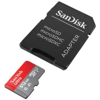 Karta pamięci SanDisk Ultra microSDXC 512GB UHS-I + Adapter SDSQUAC-512G-GN6MA - 150 MB|s/Czerwona/Szara | Sklep ITnes.pl - IT f