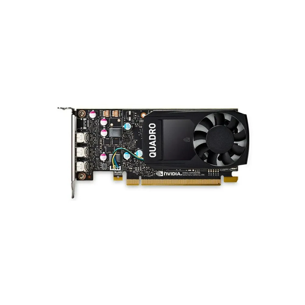 Karta graficzna PNY Quadro P400 PCI-Express 3.0 x16 LP 2GB GDDR5 64bit 3x Mini DP 1.5 VCQP400V2-PB, Kolor srebrny, Czarna | Skle
