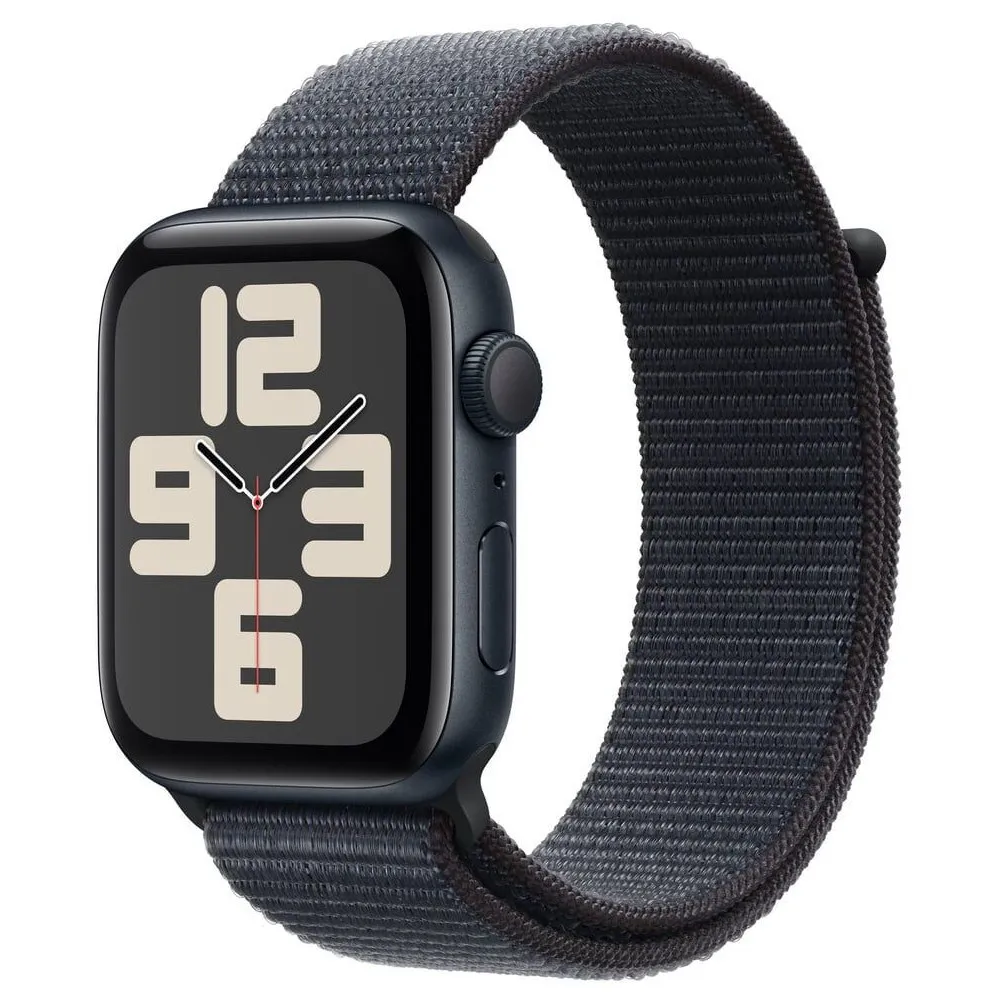 Smartwatch Apple Watch SE 2 gen MXGA3ET/A - 40mm, GPS + Cellular, aluminium północ z opaską sportową w kolorze atramentowy