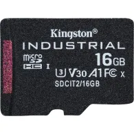 Karta pamięci Kingston Industrial MicroSDHC 16 GB Class 10 UHS-I/U3 A1 V30 SDCIT2/16GBSP - Czarna | Sklep ITnes.pl - IT for BUSI