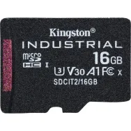 Karta pamięci Kingston Industrial MicroSDHC 16 GB Class 10 UHS-I/U3 A1 V30 SDCIT2/16GBSP - Czarna | Sklep ITnes.pl - IT for BUSI