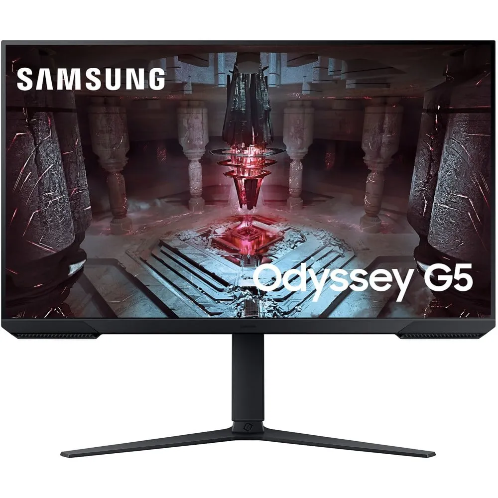 Monitor Samsung Odyssey G5 G51C LS32CG510EUXEN, 32", 2560x1440 (QHD), 165Hz, VA, FreeSync, HDR, 1 ms, pivot, Czarny | Sklep ITne