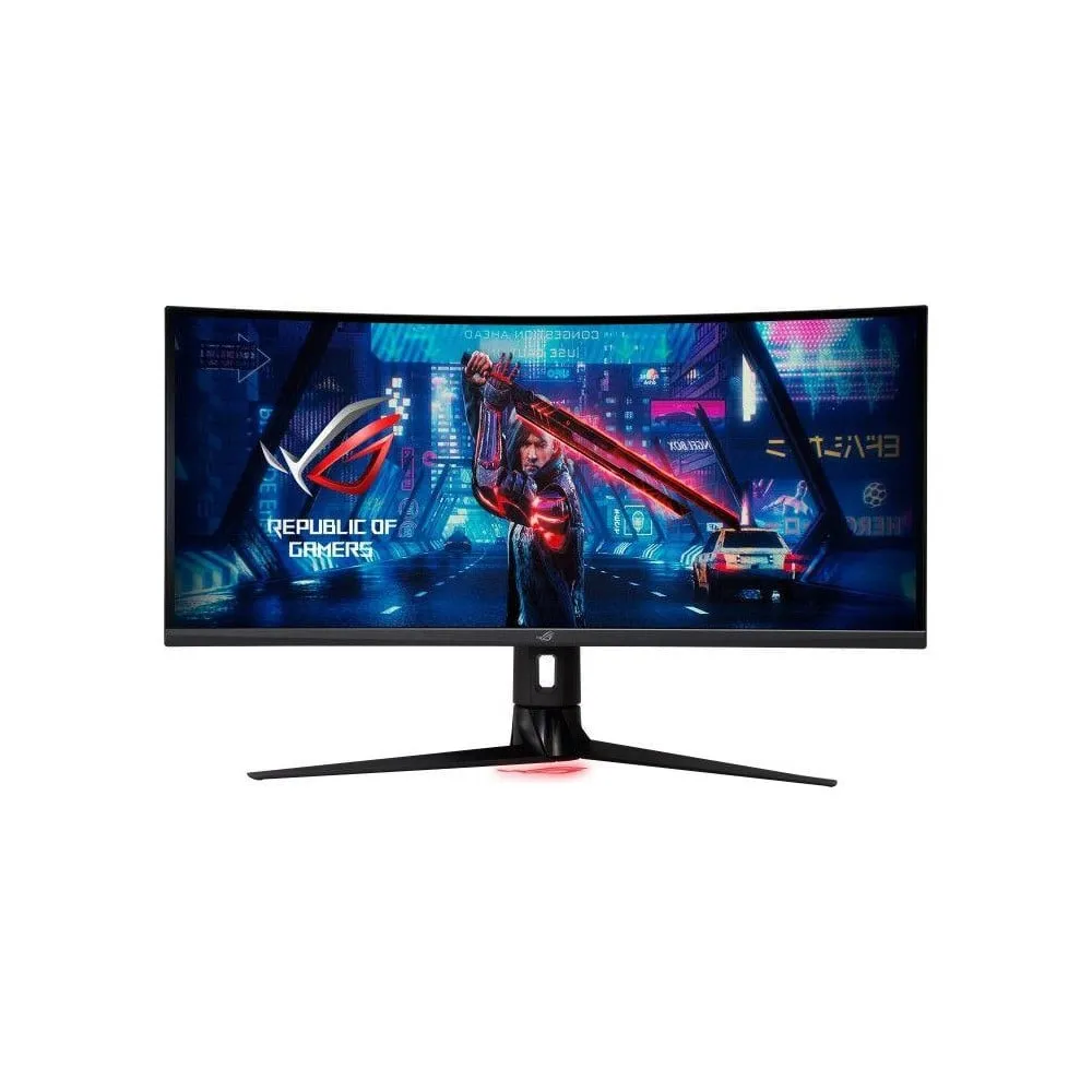 Monitor ASUS ROG Strix XG349C - 34"/3440x1440 (UWQHD)/144Hz(Overclockdo180Hz)/21:9/zakrzywiony/IPS/HDR/1 ms/USB-C/Czarny - zdjęcie