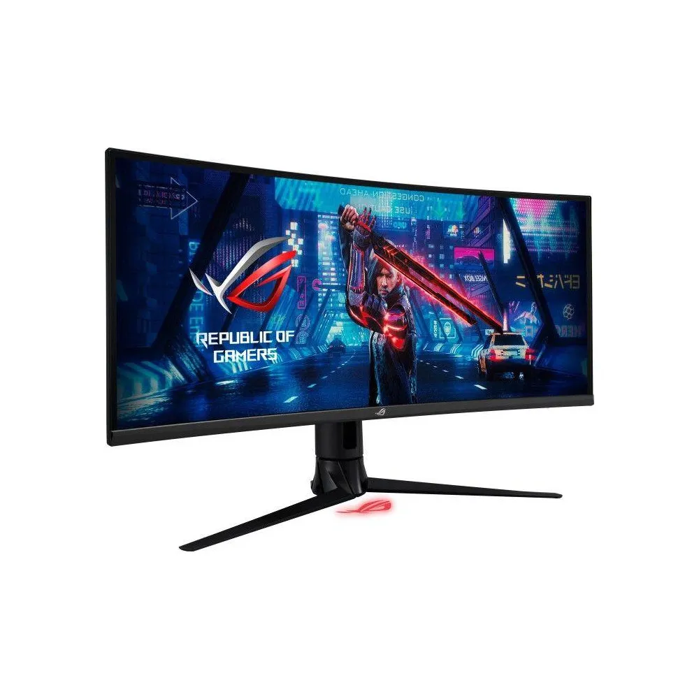 Monitor ASUS ROG Strix XG349C - 34"/3440x1440 (UWQHD)/144Hz(Overclockdo180Hz)/21:9/zakrzywiony/IPS/HDR/1 ms/USB-C/Czarny