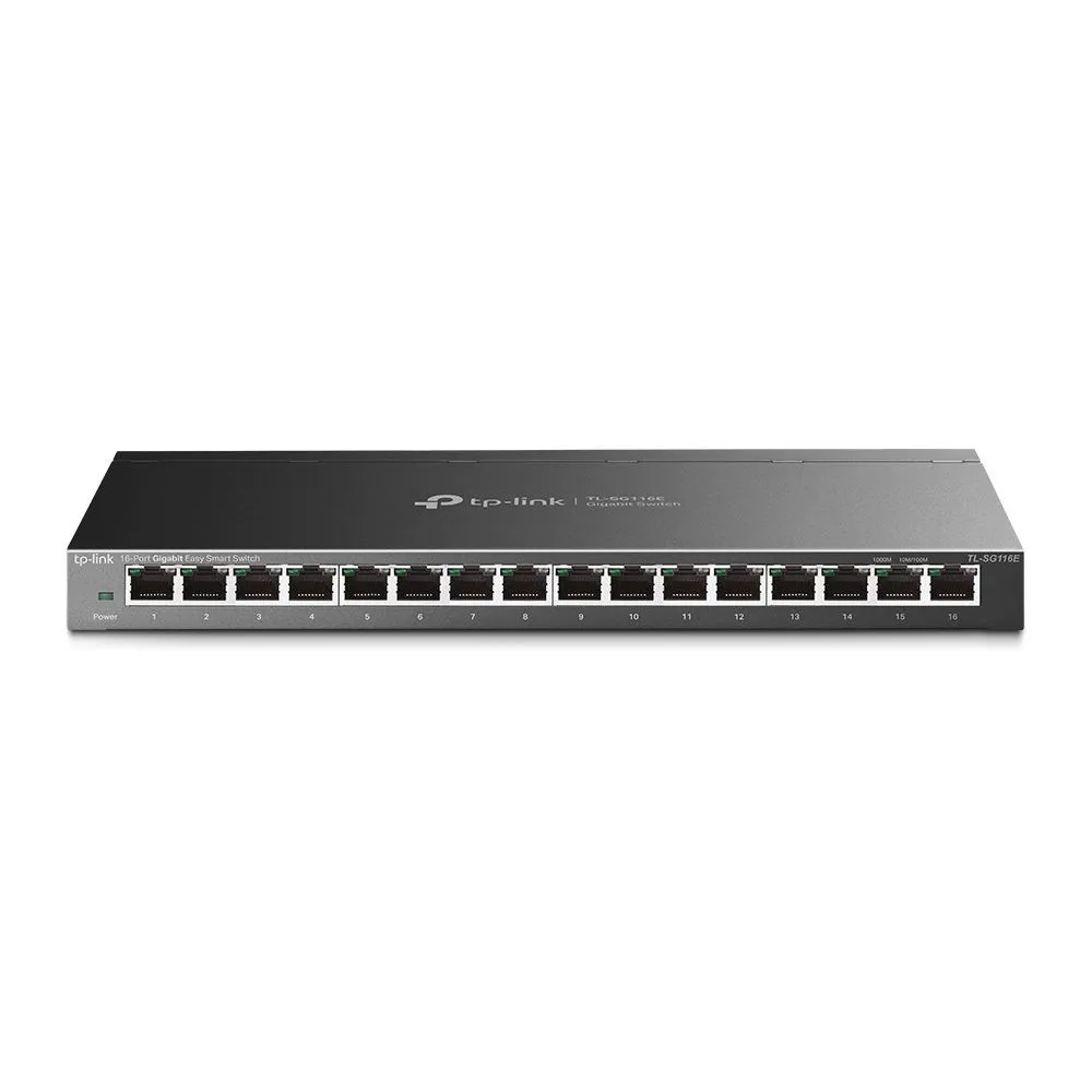 Switch zarządzalny TP-Link TL-SG116E, Desktop, 16 x LAN 10|100|1000 Mbps, VLAN, QoS | Sklep ITnes.pl, IT for BUSINESS