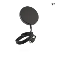 Ładowarka bezprzewodowa Zens Aluminium Pro 1 ZESC17B/00 -  Qi2 15W kompatybilna z MagSafe, Czarna