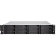 Serwer NAS QNAP Rack TS-H1283XU-RP-E2136-C2N, Rack (1U), Intel Xeon E-2136, 32GB RAM, 16TB, 12 wnęk, hot-swap | Sklep ITnes.pl, 