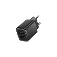 Ładowarka sieciowa Baseus Compact CCXJ010201 - 2x USB, 10.5W, 2A, Czarna