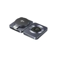 Ładowarka bezprzewodowa Unitek Qi2 Foldable 3-in-1 Charging Station P1300AGY01 - Szara