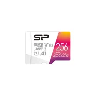 Karta pamięci Silicon Power Elite microSDXC 256GB SP256GBSTXBV1V20SP - C10, UHS-I U1, A1, V10, Adapter microSD-SD