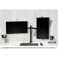 Uchwyt na monitor Kensington SmartFit Ergo Dual Extended Monitor Arm K55409WW - Czarny