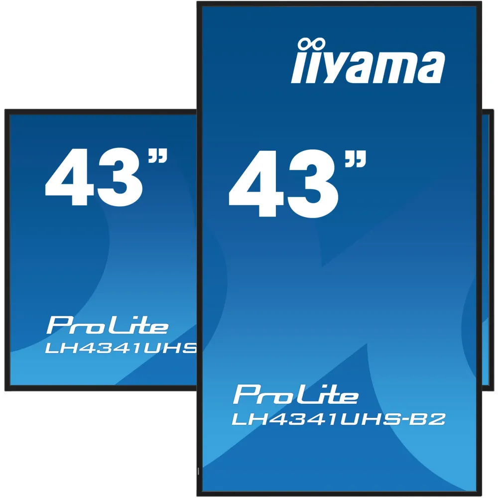 Zdjęcie produktu Monitor iiyama ProLite LH4341UHS-B2 - 42,5"/3840x2160 (4K)/IPS/8 ms/Czarny