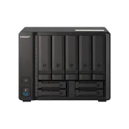 Serwer NAS QNAP Tower TS-H973AX--EUR3, Tower, Ryzen V1500B, 32GB RAM, 16TB, 2TB cache, 9 wnęk, hot-swap, 3 lata Carry-in | Sklep