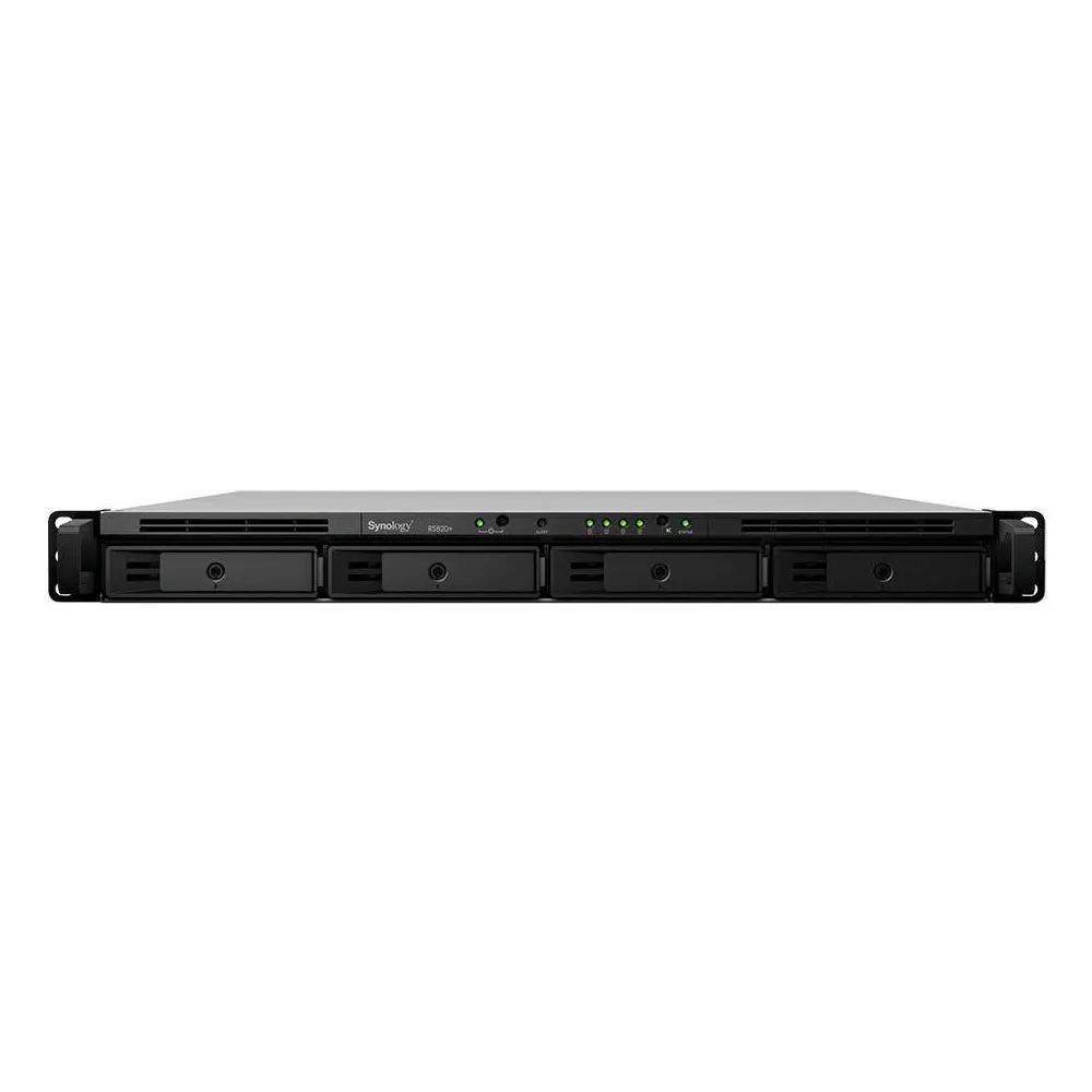 Serwer NAS Synology Rack Plus RS820SHE, Rack (1U), Intel Atom C3538, 2GB RAM, 16TB, 4 wnęki, hot-swap, 3 lata Carry-in | Sklep I Serwer NAS Synology Rack Plus RS820SHE, Rack (1U), Intel Atom C3538, 2GB RAM, 16TB, 4 wnęki, hot-swap, 3 lata Carry-in | Sklep I