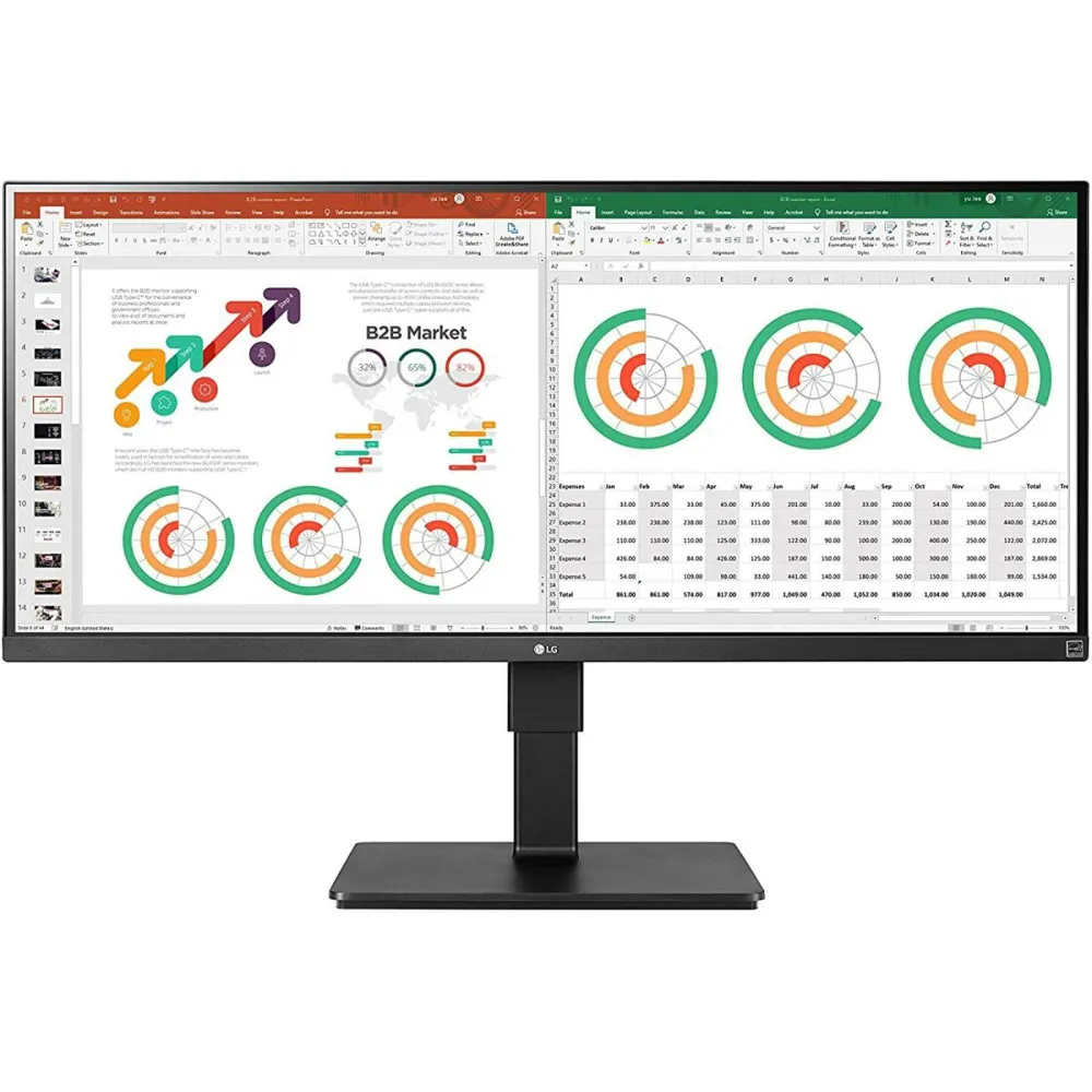Monitor LG 34BN770-B, 34", 3440x1440 (UWQHD), 21:9, IPS, FreeSync, 5 ms, pivot, Czarny | Sklep ITnes.pl, IT for BUSINESS