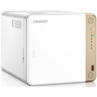 Serwer NAS QNAP Tower TS-462-BF, Tower, Intel Celeron N4505, 2GB RAM, 12TB, 2TB cache, 4 wnęki, 2 x M.2, hot-swap, 3 lata Carry-