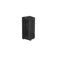 Szafa rack 19" 27U Lanberg FF01-6627-23BL, 600 x 600 x 1461 mm, drzwi perforowane, LCD | Sklep ITnes.pl, IT for BUSINESS
