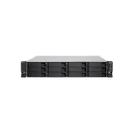 Serwer NAS QNAP Rack TS-1283XU-RP-E2124-VC37, Rack (2U), Intel Xeon E-2124, 8GB RAM, 8TB, 12 wnęk, hot-swap, 3 lata Carry-in | S