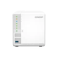 Serwer NAS QNAP Tower TS-364-FTU, Tower, Intel Celeron N5105, N5095, 8GB RAM, 24TB, 2TB cache, 3 wnęki, 2 x M.2, hot-swap, 3 lat