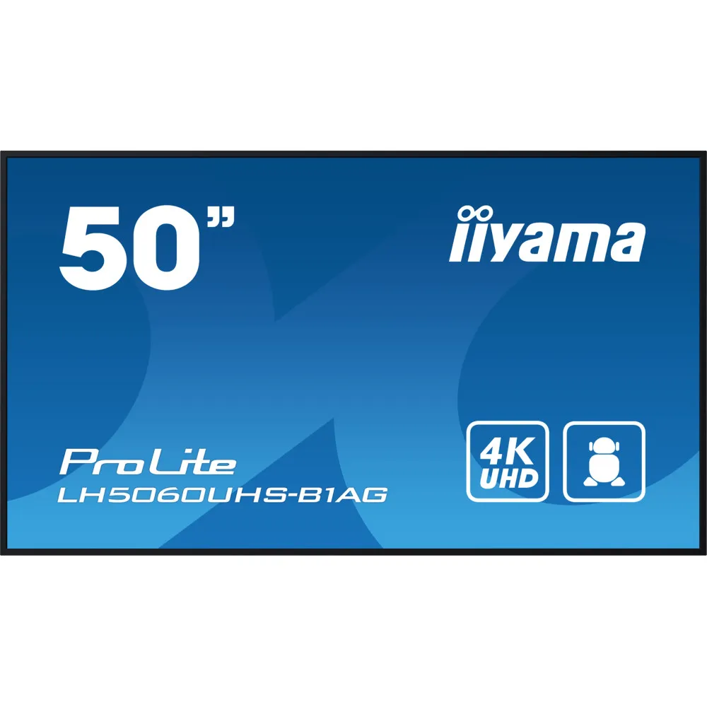 Monitor iiyama ProLite LH5060UHS-B1AG, 49,5", 3840x2160 (4K), IPS, 8 ms, Czarny | Sklep ITnes.pl, IT for BUSINESS