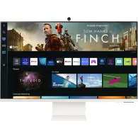 Monitor Samsung Smart LS32BM801UUXEN, 32", 3840x2160 (4K), 60Hz, VA, HDR, 4 ms, kamera, USB-C, Biały | Sklep ITnes.pl, IT for BU