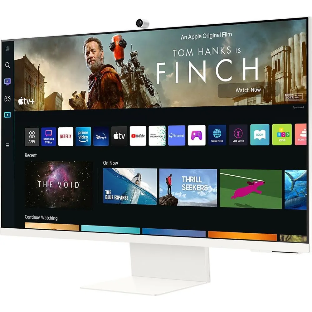 Monitor Samsung Smart LS32BM801UUXEN - 32"/3840x2160 (4K)/60Hz/VA/HDR/4 ms/kamera/USB-C/Biały - zdjęcie