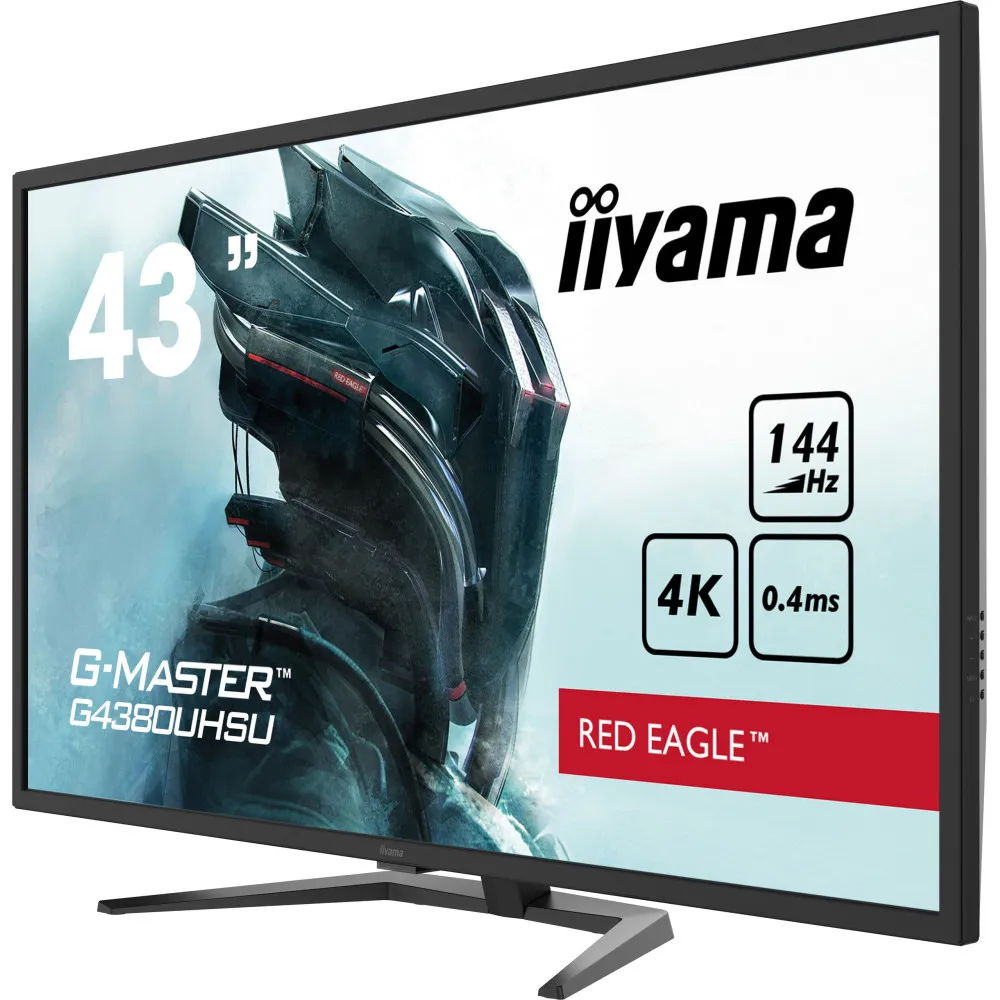 Monitor iiyama G-MASTER G4380UHSU-B1 - 42,5"/3840x2160 (4K)/144Hz/VA/FreeSync/HDR/0,4 ms/Czarny - zdjęcie