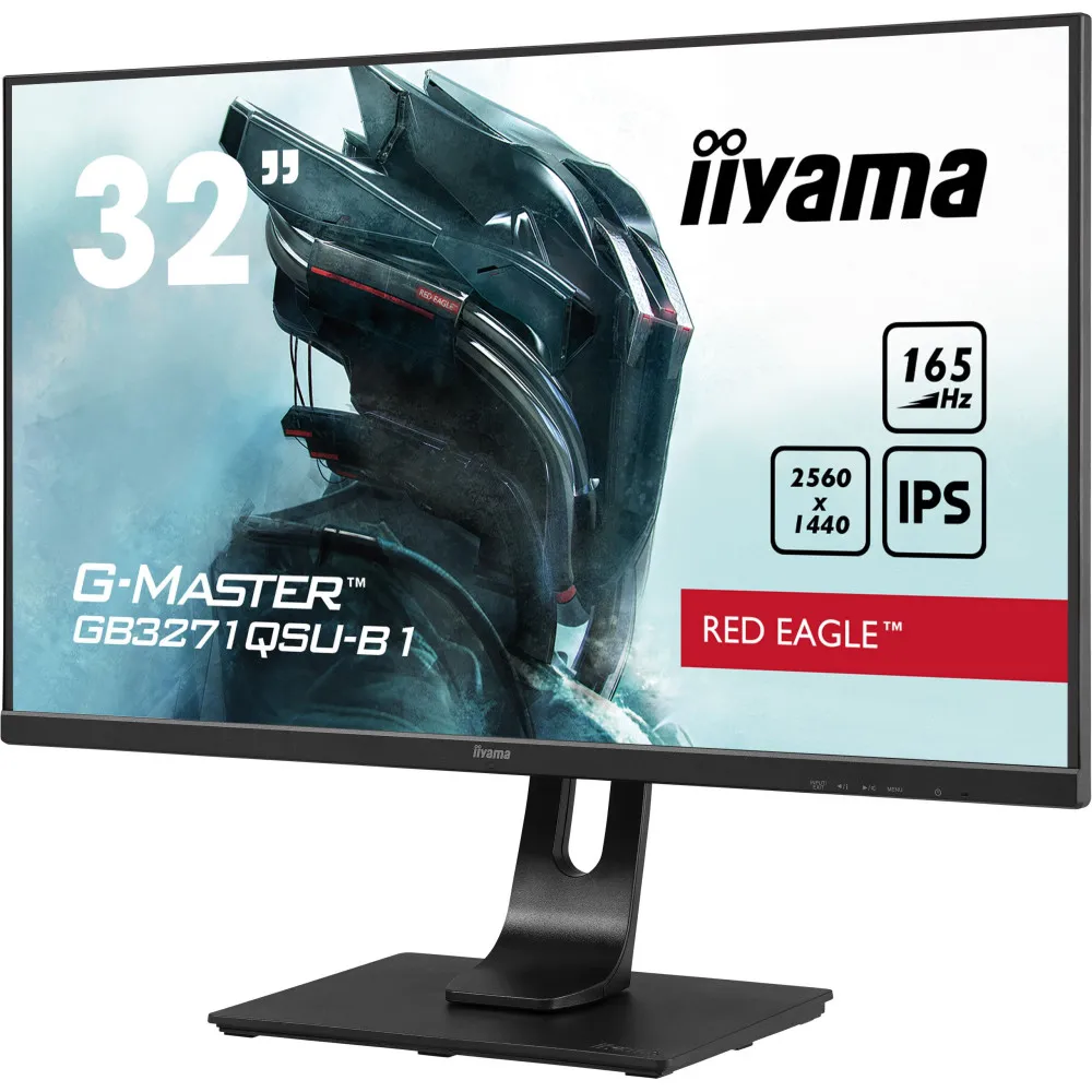 Monitor iiyama G-MASTER GB3271QSU-B1 - 31,5"/2560x1440 (QHD)/165Hz/IPS/FreeSync/1 ms/Czarny - zdjęcie