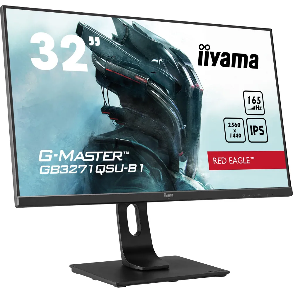 Zdjęcie produktu Monitor iiyama G-MASTER GB3271QSU-B1 - 31,5"/2560x1440 (QHD)/165Hz/IPS/FreeSync/1 ms/Czarny