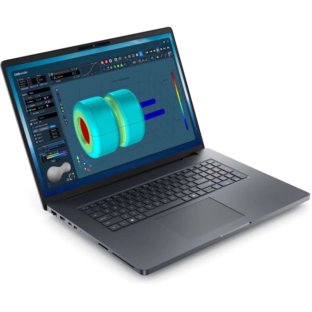 Zdjęcie produktu Laptop Dell Pro Max 18 Plus MB18250 BTO101_MB18250_EMEA - Core Ultra 7 265HX vPro/18" WQXGA IPS/RAM 32GB/512GB/RTX PRO 1000/Grafitowy/Win 11 Pro/3OS ProSupport NBD