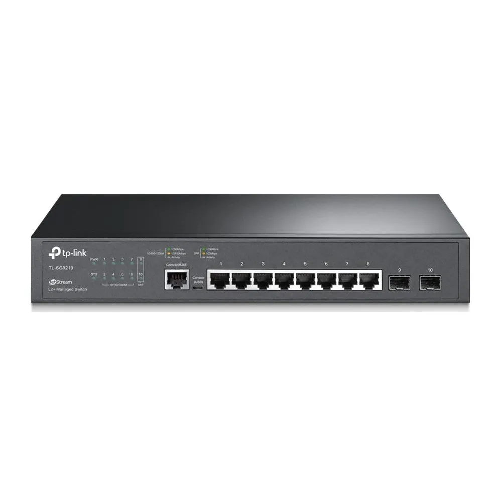 Switch zarządzalny TP-Link TL-SG3210 V3, 8x 10|100|1000Mbps, 2x1Gbps SFP, JetStream L2+ | Sklep ITnes.pl, IT for BUSINESS