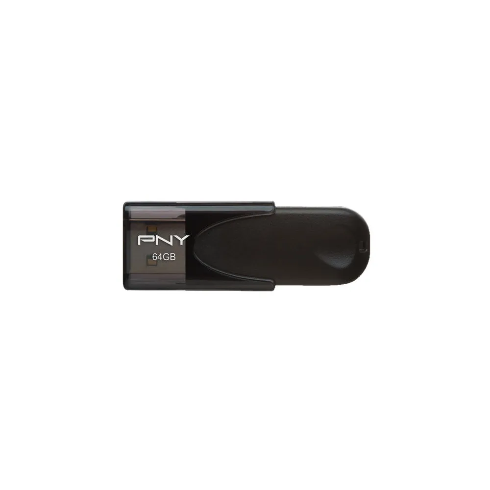 Pendrive PNY Attaché 4 USB 2.0 64GB 25MB/s FD64GATT4-EF - Czarny | Sklep ITnes.pl - IT for BUSINESS