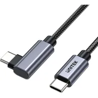 Kabel kątowy 90° Unitek C14123BK-5M, Power Delivery 100W, USB 2.0, 5m, Czarny | Sklep ITnes.pl, IT for BUSINESS