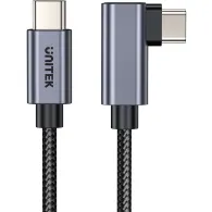 Kabel kątowy 90° Unitek C14123BK-5M, Power Delivery 100W, USB 2.0, 5m, Czarny | Sklep ITnes.pl, IT for BUSINESS