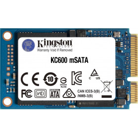 Dysk SSD 512 GB mSATA 2,5" Kingston SKC600MS, 512G - 2,5", SATA III, 550-520 MBps, TLC, AES 256-bit - zdjęcie 1