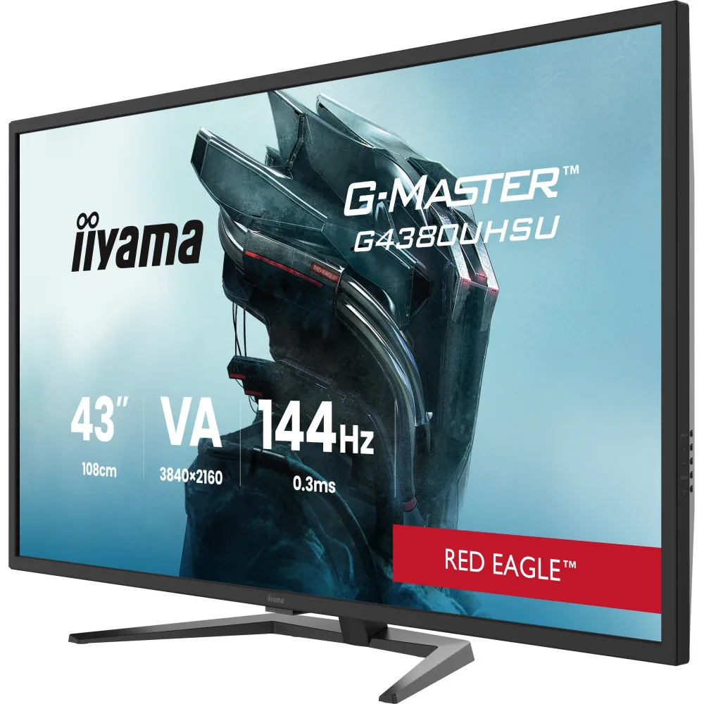 Monitor iiyama G-MASTER G4380UHSU-B2 - 42,5"/3840x2160 (4K)/144Hz/VA/HDR/0,3 ms/Czarny
