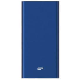 Powerbank Silicon Power QP60 10000mAh 1x USB-C 2x USB-A SP10KMAPBKQP600B - Niebieski